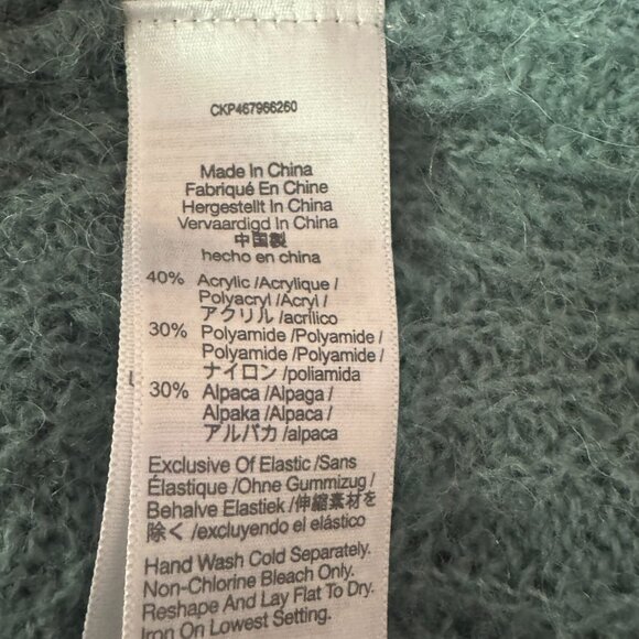 Teal Mawdell Alpaca Blend Sweater - Picture 2 of 8